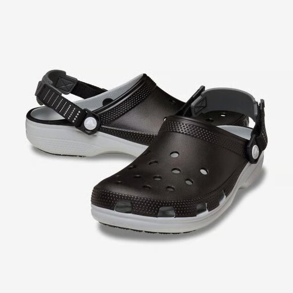 Crocs Men\'s Classic Turbo Clogs Shoes Black, Men’s Size 8/Women’s Size 10 (New) main image 12